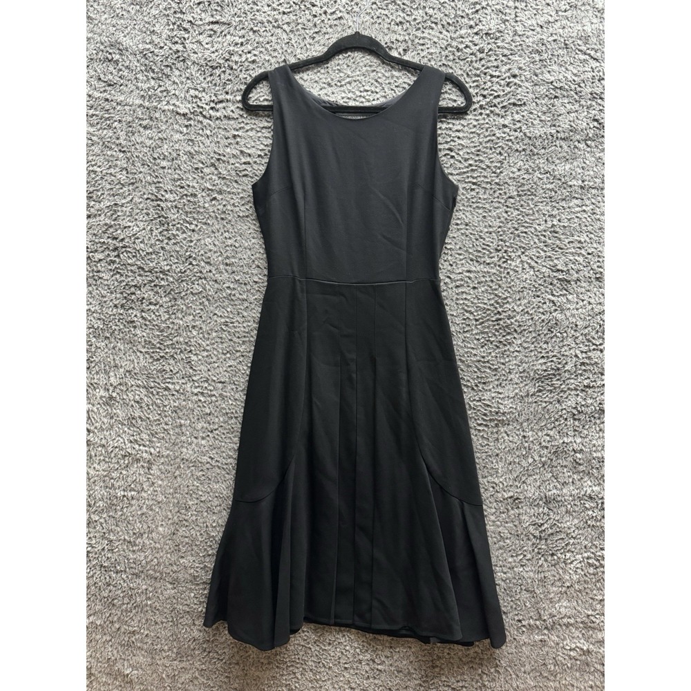 Morgane le fay Women's Small Merino Wool Sleeveless Mini‎ Dress In Black Size S